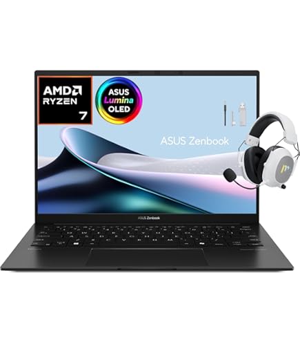Amazon.com: ASUS Zenbook 14 OLED WUXGA Touch Slim Copilot AI 2024